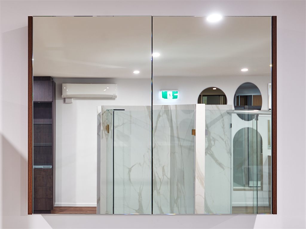 COLOURED SHAVING CABINET