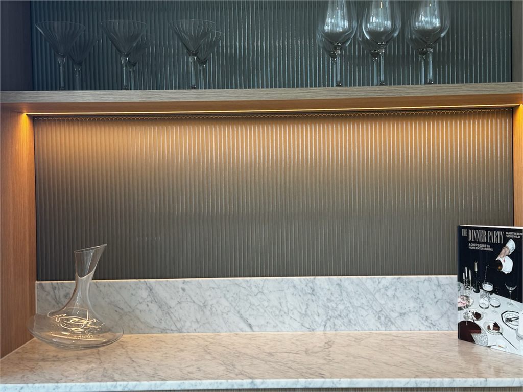 Textured Glass Splashbacks