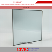 MIRRORS Micro-Framed colour BrushedNickel