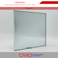MIRRORS Micro-Framed colour White
