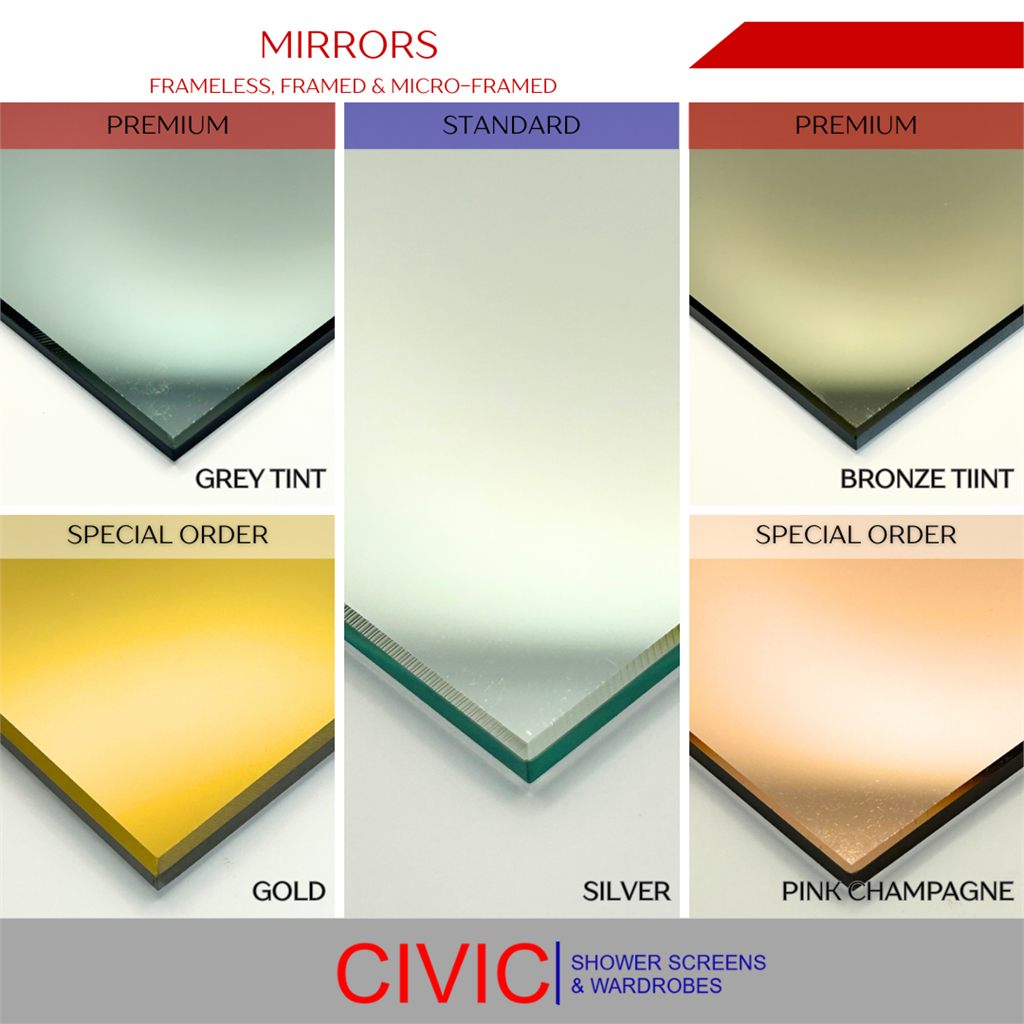 Mirrors Colour Options