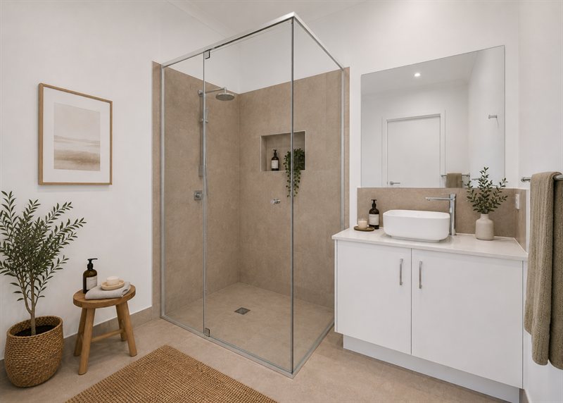 S3 Sleek: 6mm Semi-Frameless Shower Screen