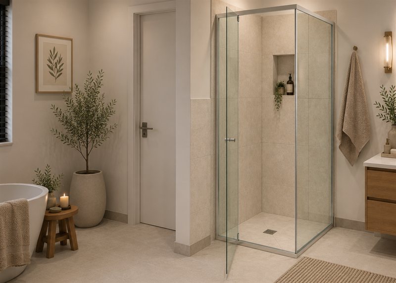 S3 Sleek: 6mm Semi-Frameless Shower Screen