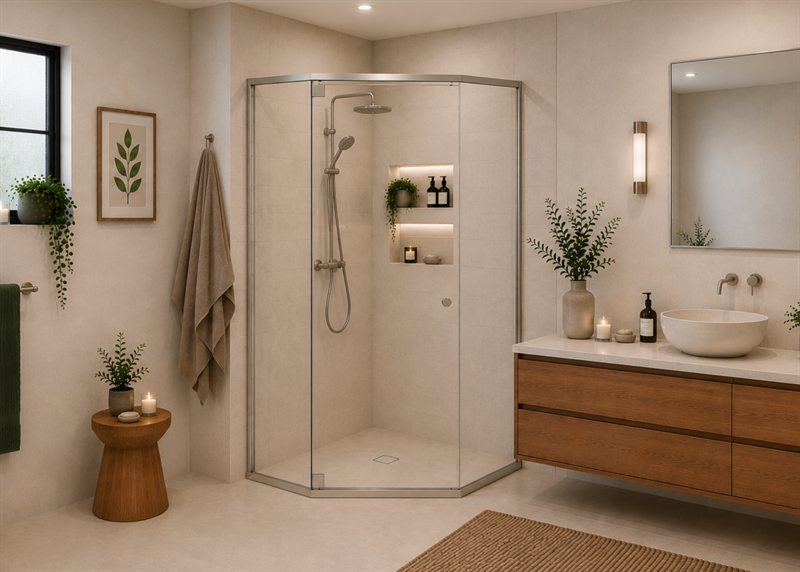 S3 Sleek: 6mm Semi-Frameless Shower Screen