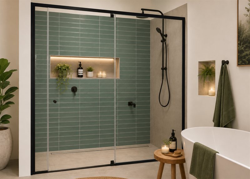 S3 Sleek: 6mm Semi-Frameless Shower Screen