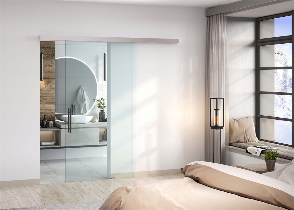 10mm Full Height Sliding Partition Shower Screen