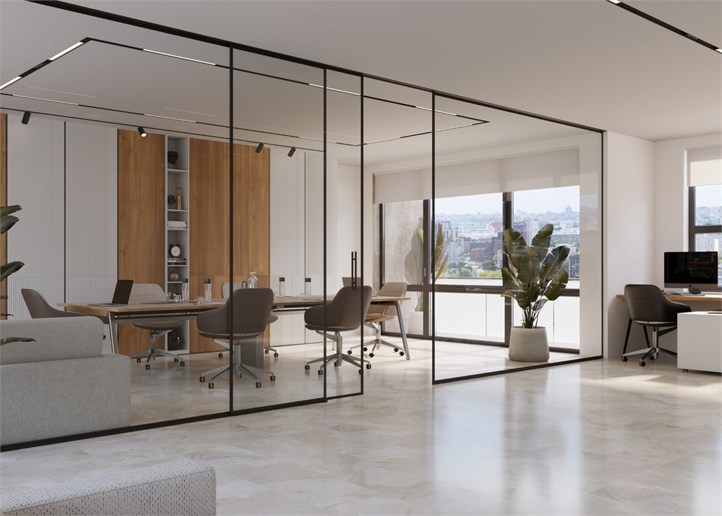 10mm Full Height Sliding Partition Shower Screen