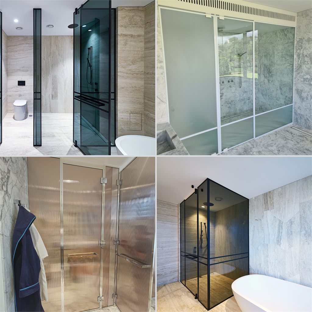 ShowerScreens-10mmFrameless-DesignerFramed-Configurations