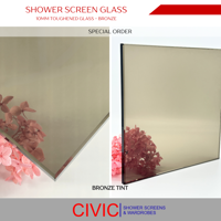 TOUGHENED GLASS: 10mm