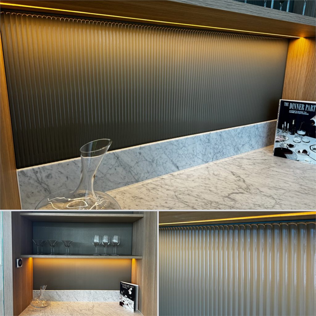 Splashbacks MetallicPainted Colour Options