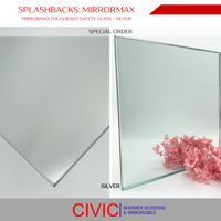 Shower Screen Glass-Clear