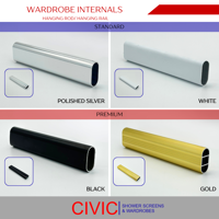 WardrobeInternals Hanging Rod ColourOptions