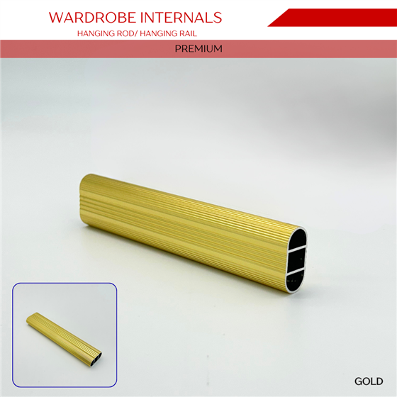WardrobeInternals Hanging Rod Gold 