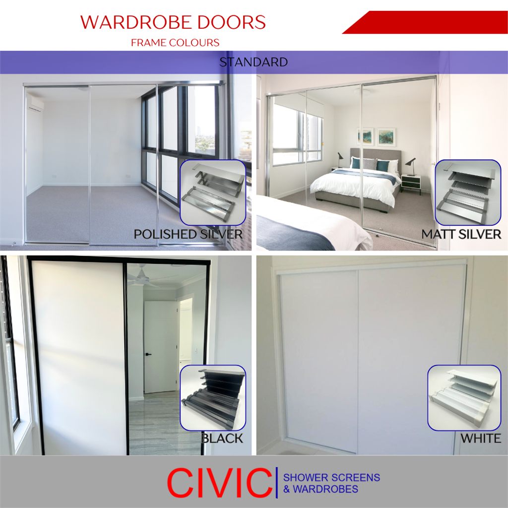 Wardrobe Doors Framed And Frameless Tracks
