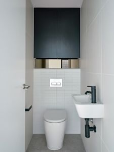 Shaving Cabinet Coloured with Bronze MirrorMax Splashback
