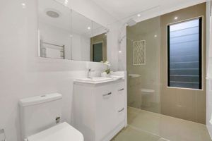 Shower Screen 10mm Panel Recessed Shaving Cabinet Mirror Doors