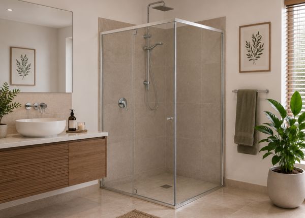 S3 Core: 6mm Semi-Frameless Shower Screen
