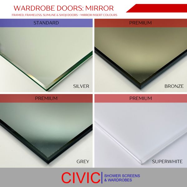 Frameless mirror inserts