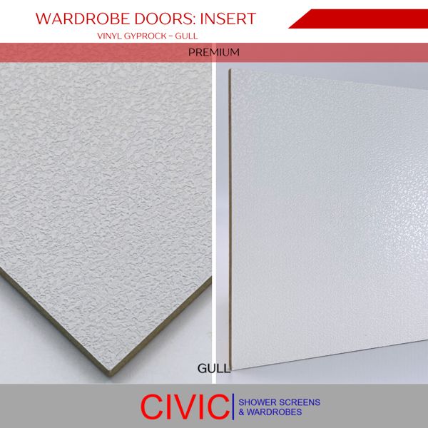 Vinyl gyprock inserts