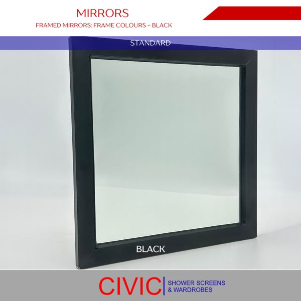 Framed mirror frames