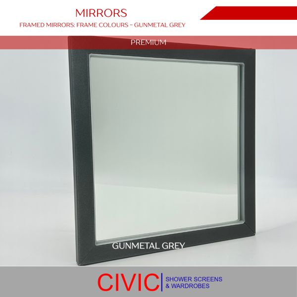 Framed mirror frames