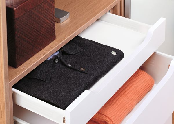 Metal side drawers