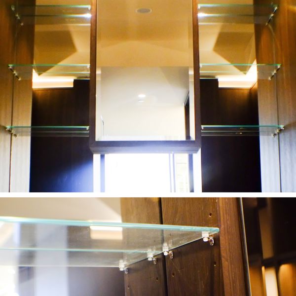 Glass shelf