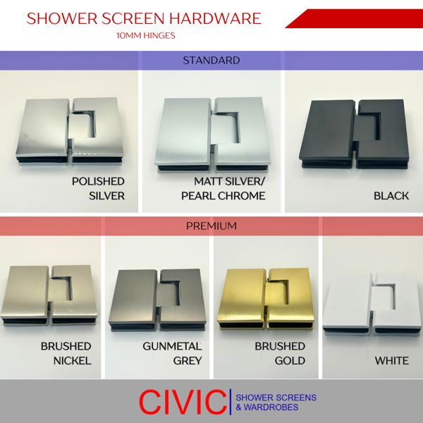 10mm hinged hardware