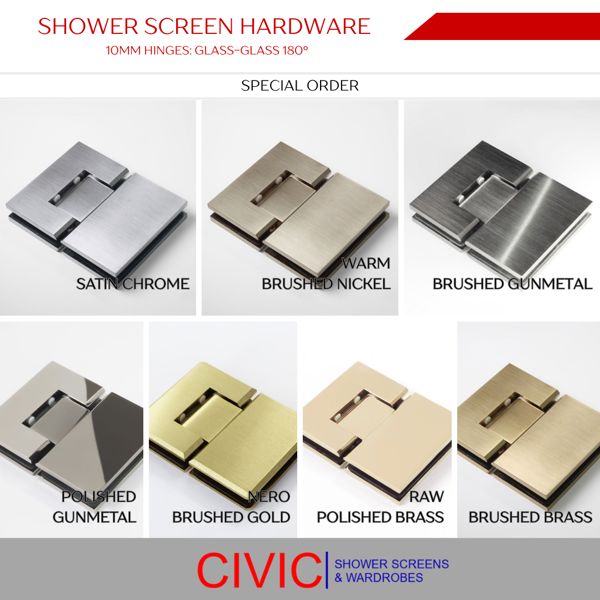 10mm hinged hardware