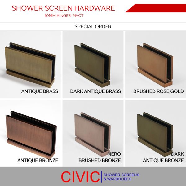 10mm hinged hardware