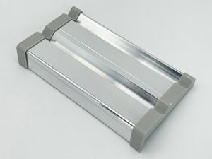Standard Double Track with Lip EWD-3A-Polished Silver