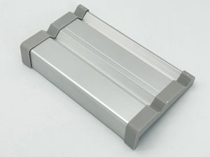 Standard Double Track with Lip EWD-3A-Matt Silver