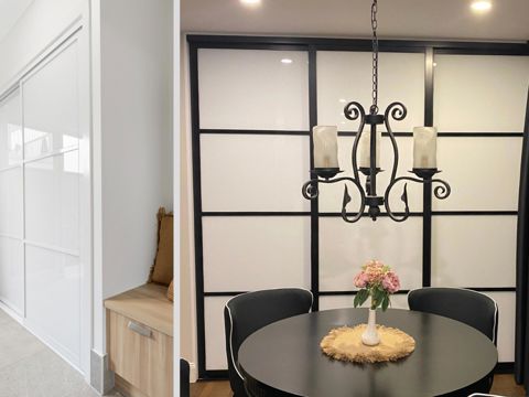 Shoji sliding robe doors