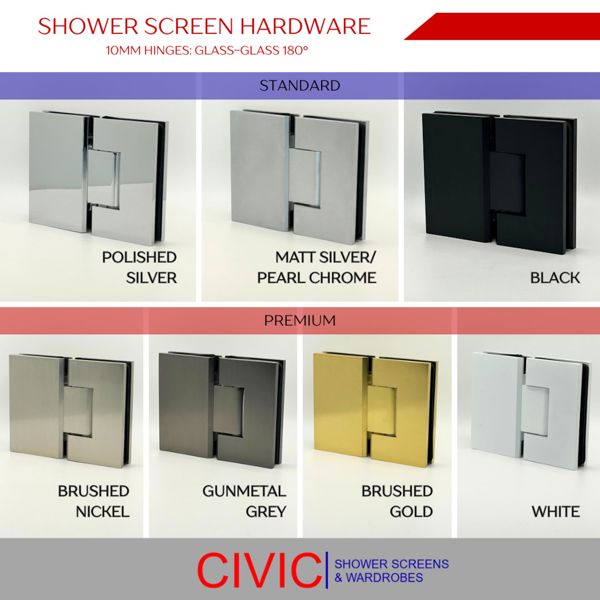 10mm hinged hardware