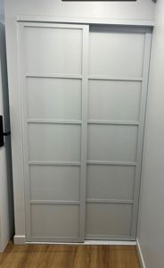 shoji robe doors - white glass JW43212