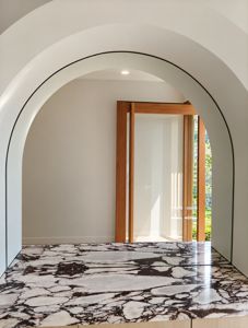 shaped mirror  J569617 AFTER-CG