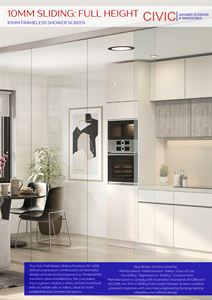 Sliding-Full Height: 10mm Frameless Shower Screens