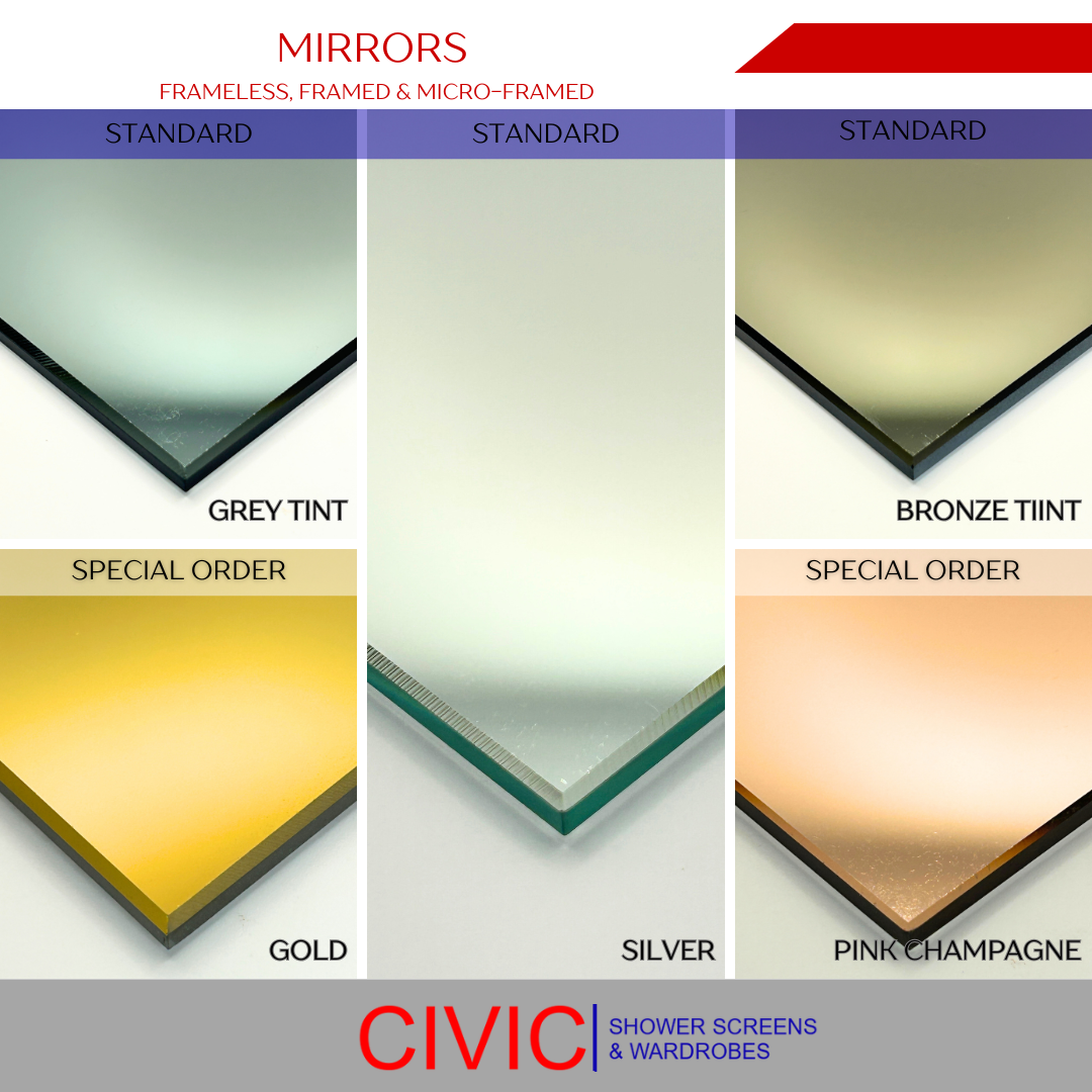 >Mirrors Colour Options